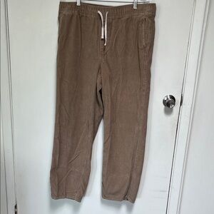 Tan Straight leg corduroy